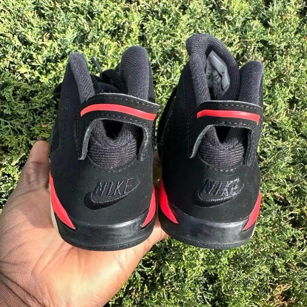 Nike Air Jordan 6 Retro Toddler Boy‎ Athletic Shoes Size 10 Black